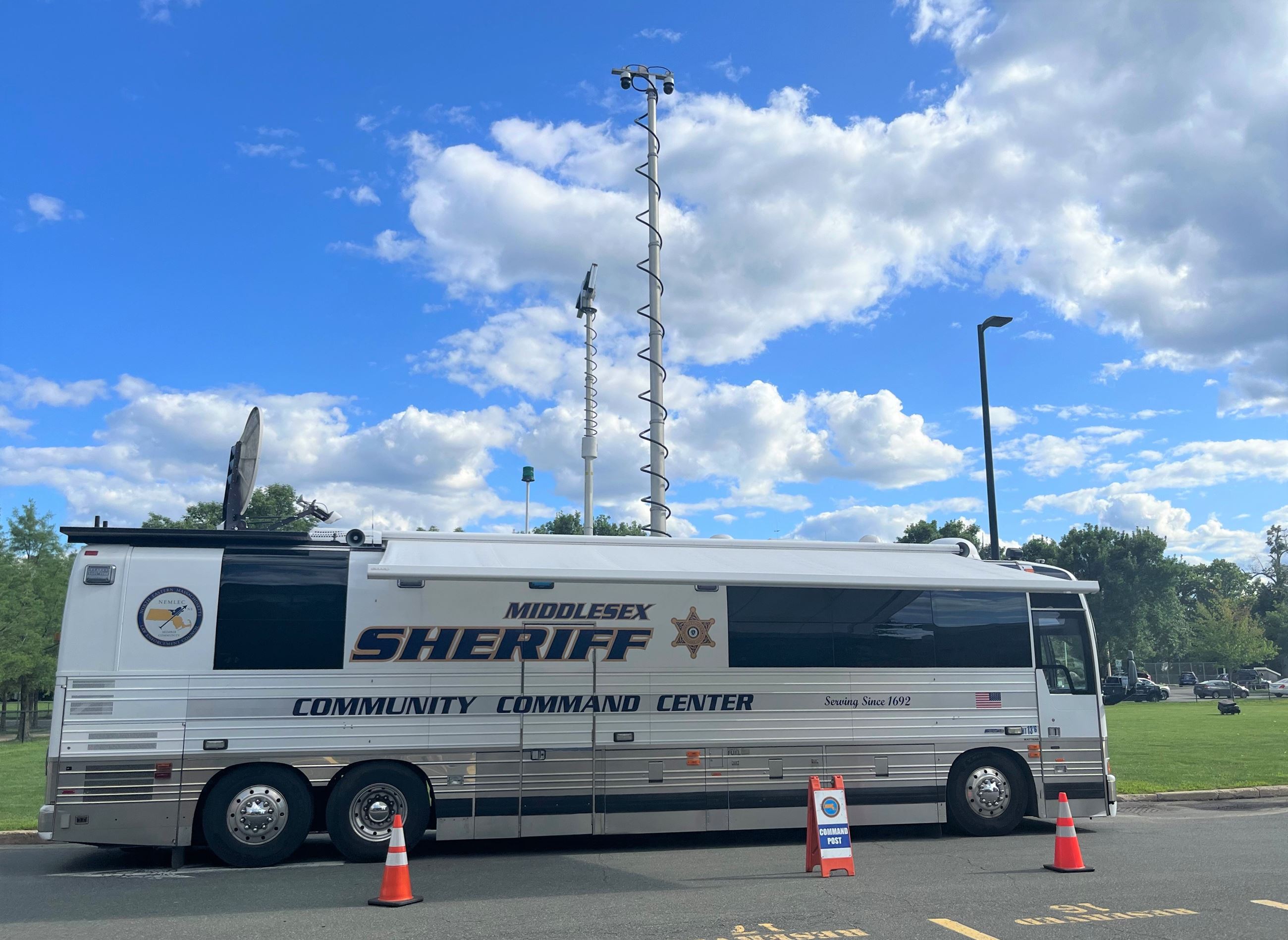 Photo of the MSO's Mobile Command Center vehicle